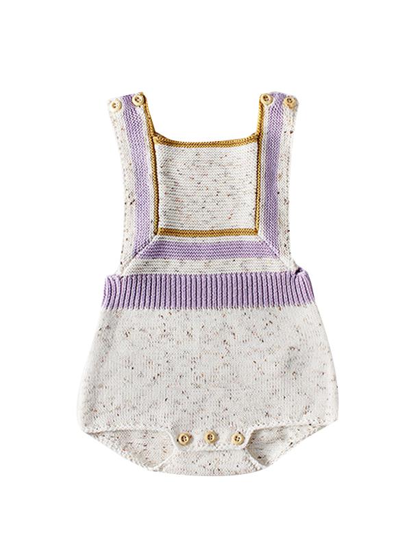 Sleeveless Knitted Wear Cotton Romper Baby Girls Boys Bodysuit - dianjiang-