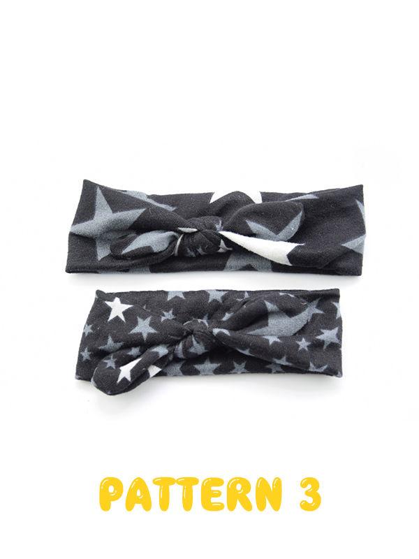 Stars Knotted Headband Knitted Elastic Hairband Set - dianjiang-