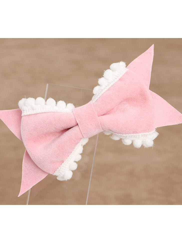 Cute Bow-knot Accessories Solid Color Hair Clip for Baby Girls - dianjiang-