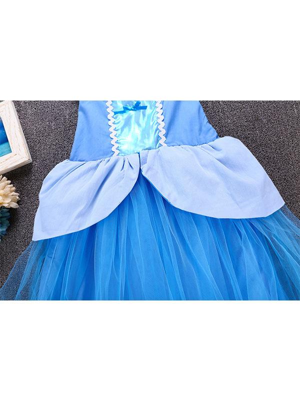 Sleeveless Strapped Splicing Custome Party Wear Princess Dress - dianjiang-