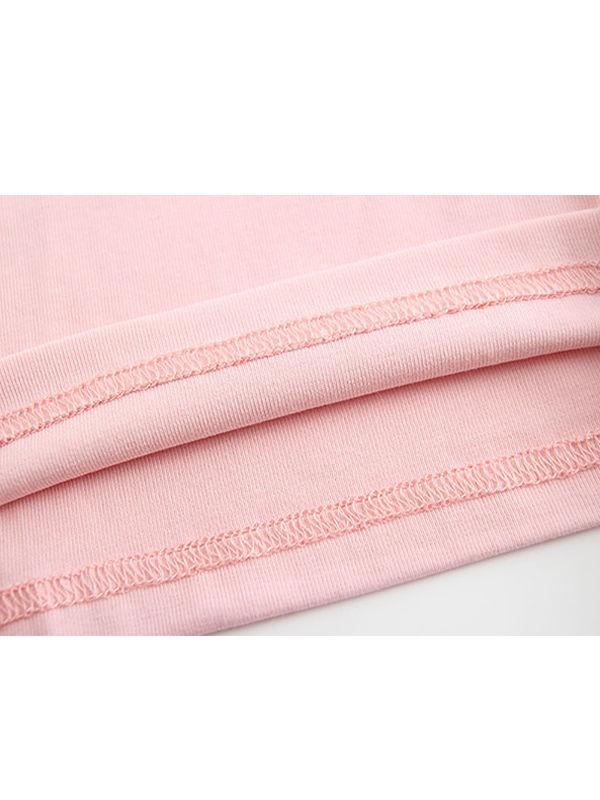 Solid Color Long Sleeves Shirt Turndown Collar Baby Girls Undershirt - dianjiang-