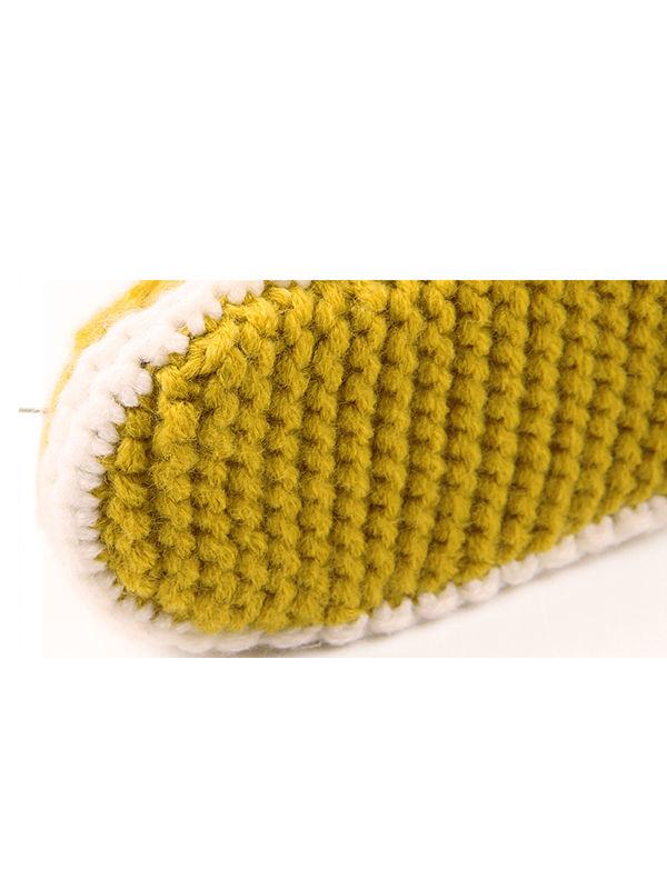 Acrylic Knitted Shoes Thermal Breathable Baby Room Prewalker - dianjiang-