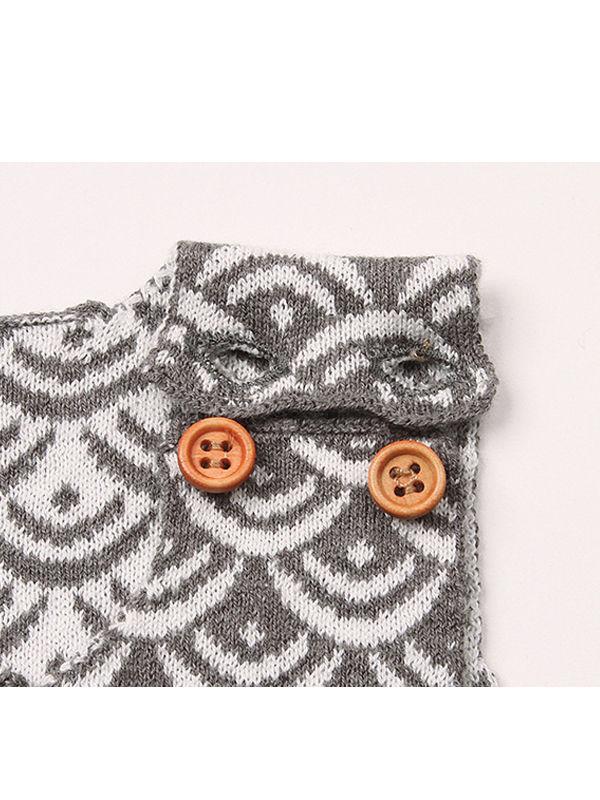 Fish Scales Onesies Knitted Sleeveless Bodysuit - dianjiang-