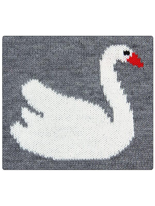 Geese Knitted Acrylic Wrap Blankets for Infant Baby - dianjiang-