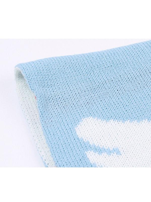 Geese Knitted Acrylic Wrap Blankets for Infant Baby - dianjiang-