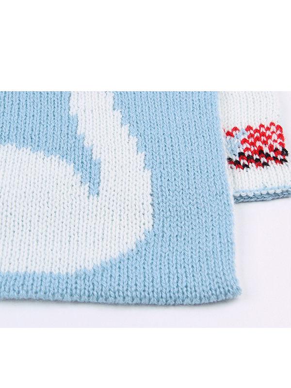 Geese Knitted Acrylic Wrap Blankets for Infant Baby - dianjiang-