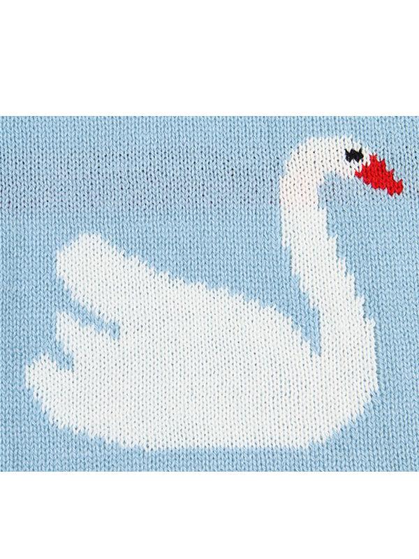 Geese Knitted Acrylic Wrap Blankets for Infant Baby - dianjiang-