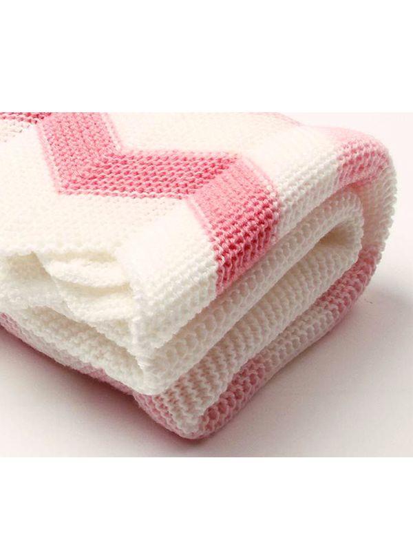 Rhombus Plaids Warp Knitted Acrylic Blanket - dianjiang-