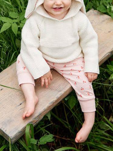 Adorable Rabbit Ear Pattern Hooded Crochet Pullover Thanksgiving Knitwear Clothes for Winter - dianjiang-