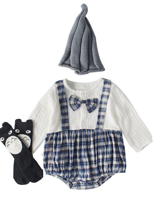 Spanish Style Baby Clothes Long Sleeve Baby Boy Cotton Romper - dianjiang-