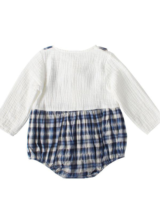 Spanish Style Baby Clothes Long Sleeve Baby Boy Cotton Romper - dianjiang-