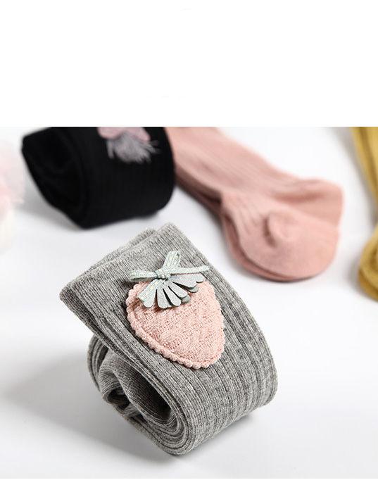 Cute Rabbit/Cat/Strawberry/Flower/Star Trimmed Knee High Warmer Socks Long Stockings - dianjiang-