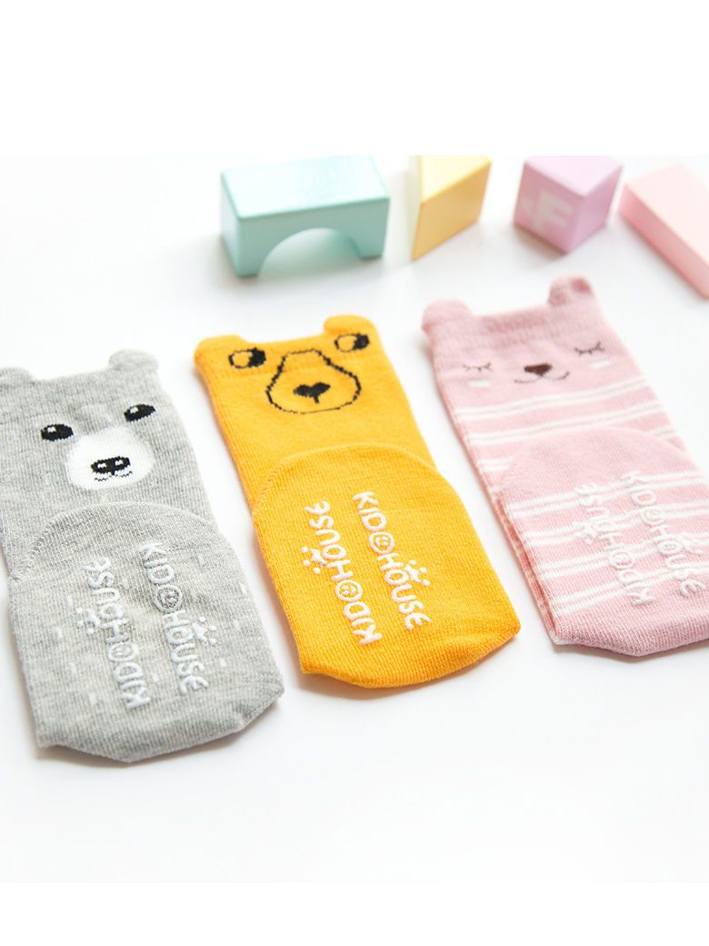 Bear/Fox/Owl/Bunny Crochet Baby Kids Knee-high Socks Loose Mouth Long Stockings - dianjiang-