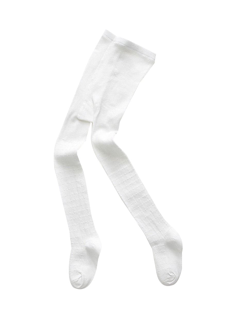 Japanese Style Checked Dance Pantihose Solid Color Socks - dianjiang-