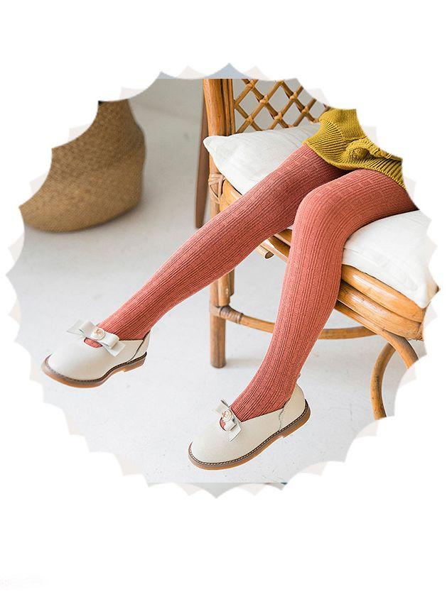 Japanese Style Checked Dance Pantihose Solid Color Socks - dianjiang-