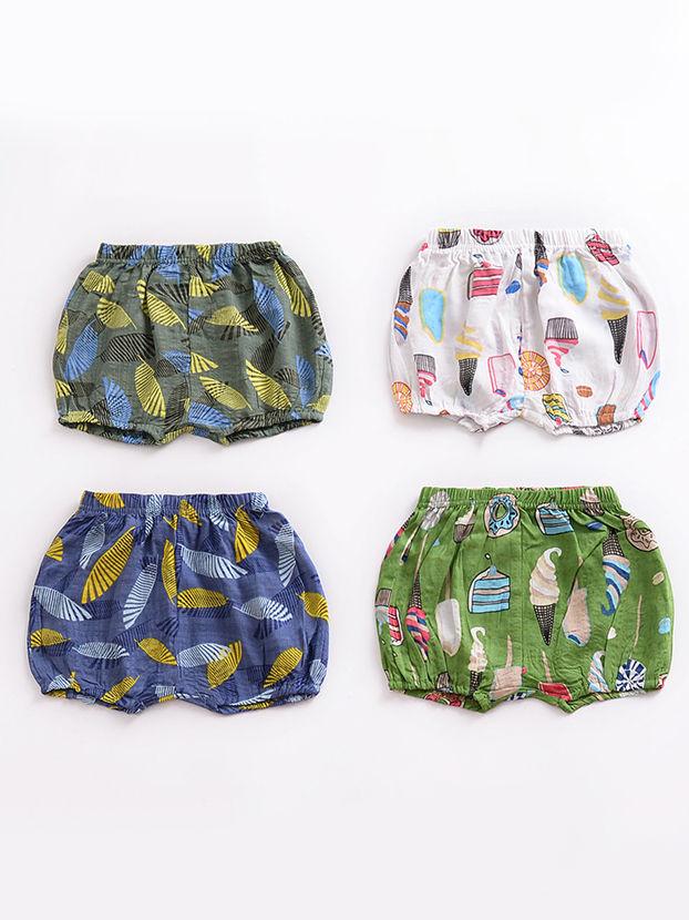 Floral Cartoon Print Infant Girls Boys Bloomers Baby Summer Shorts - dianjiang-