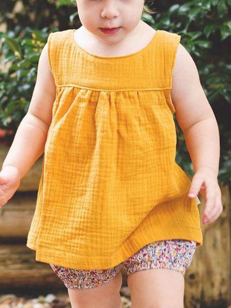 5 Colors Baby Toddler Girl Solid Color Vest Tops Kids Summer Clothes - dianjiang-