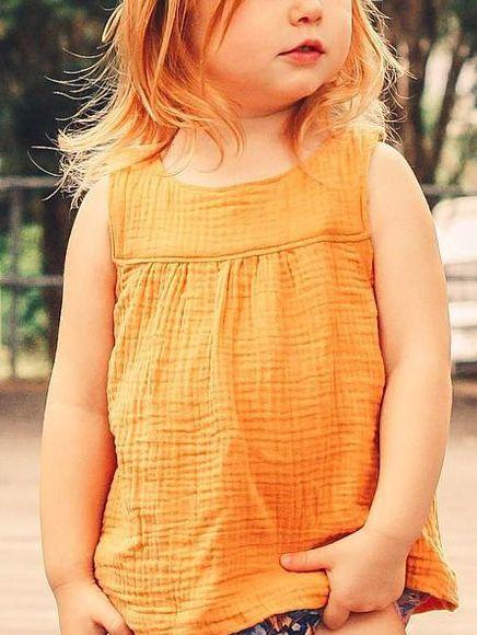 5 Colors Baby Toddler Girl Solid Color Vest Tops Kids Summer Clothes - dianjiang-