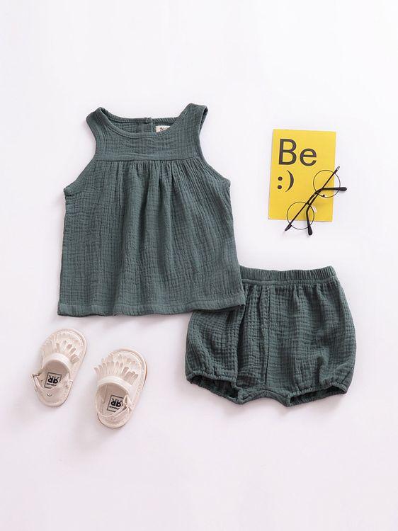 5 Colors Baby Toddler Girl Solid Color Vest Tops Kids Summer Clothes - dianjiang-