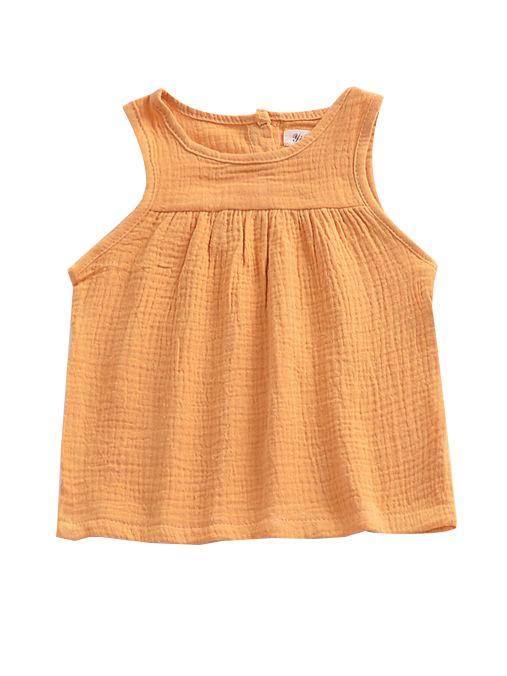5 Colors Baby Toddler Girl Solid Color Vest Tops Kids Summer Clothes - dianjiang-