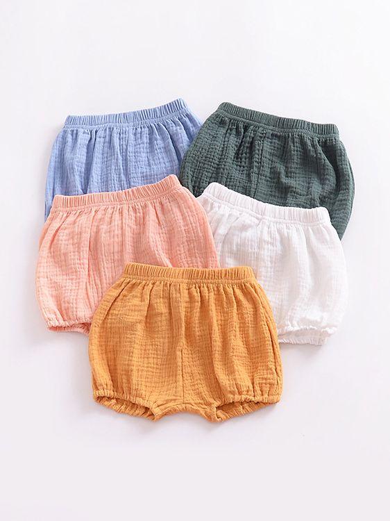 Cute Solid Color Shorts Infant Toddler BABY Boys Girls Short Pants Summer - dianjiang-