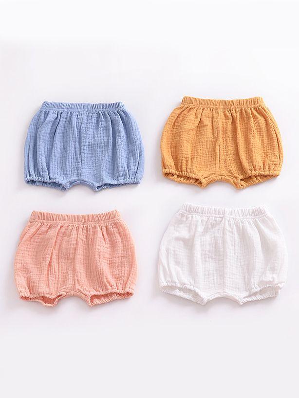 Cute Solid Color Shorts Infant Toddler BABY Boys Girls Short Pants Summer - dianjiang-