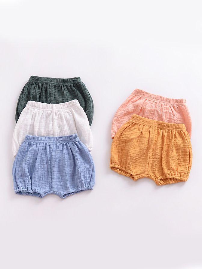 Cute Solid Color Shorts Infant Toddler BABY Boys Girls Short Pants Summer - dianjiang-