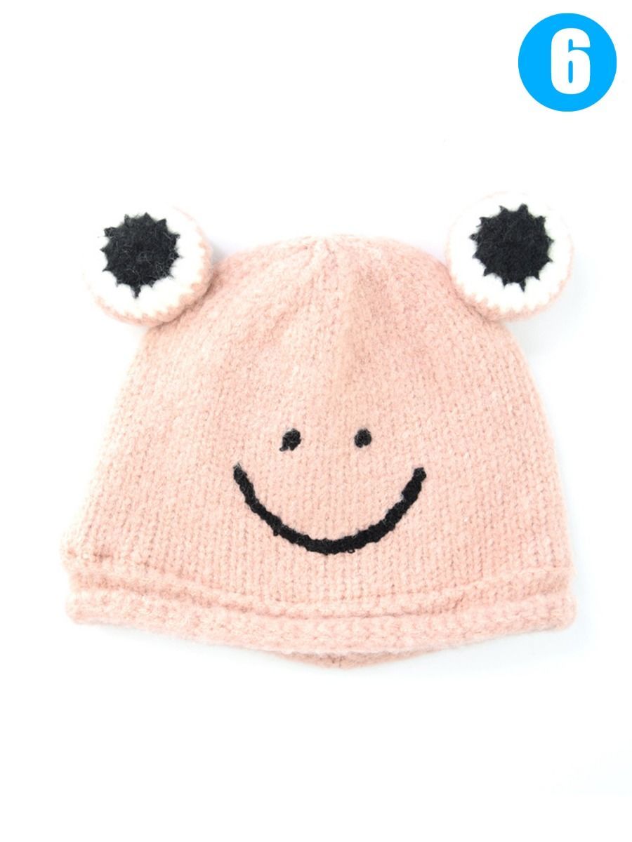 Frog Knit Beanie Hat for Winter Infant Boys Girls - dianjiang-