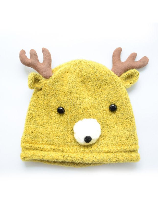 Reindeer Christmas Knitted Beanie Hat for Baby Boys Girls - dianjiang-