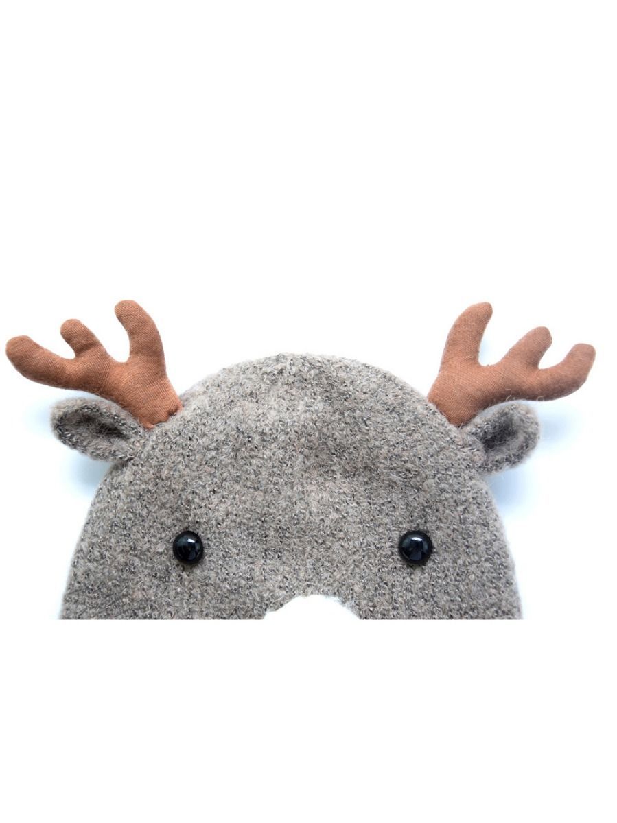 Reindeer Christmas Knitted Beanie Hat for Baby Boys Girls - dianjiang-