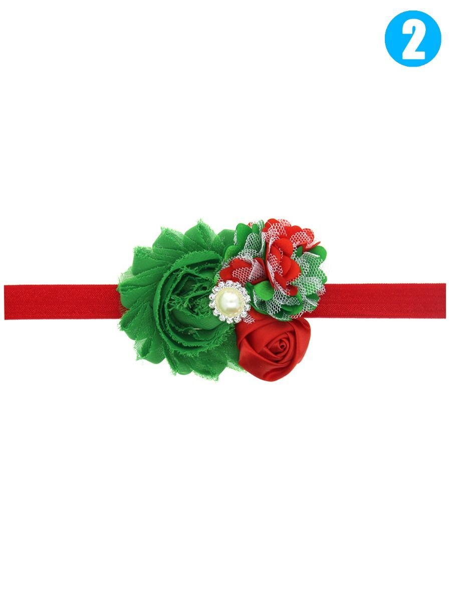 Flower Headband Kids Christmas Hair Accessory - dianjiang-