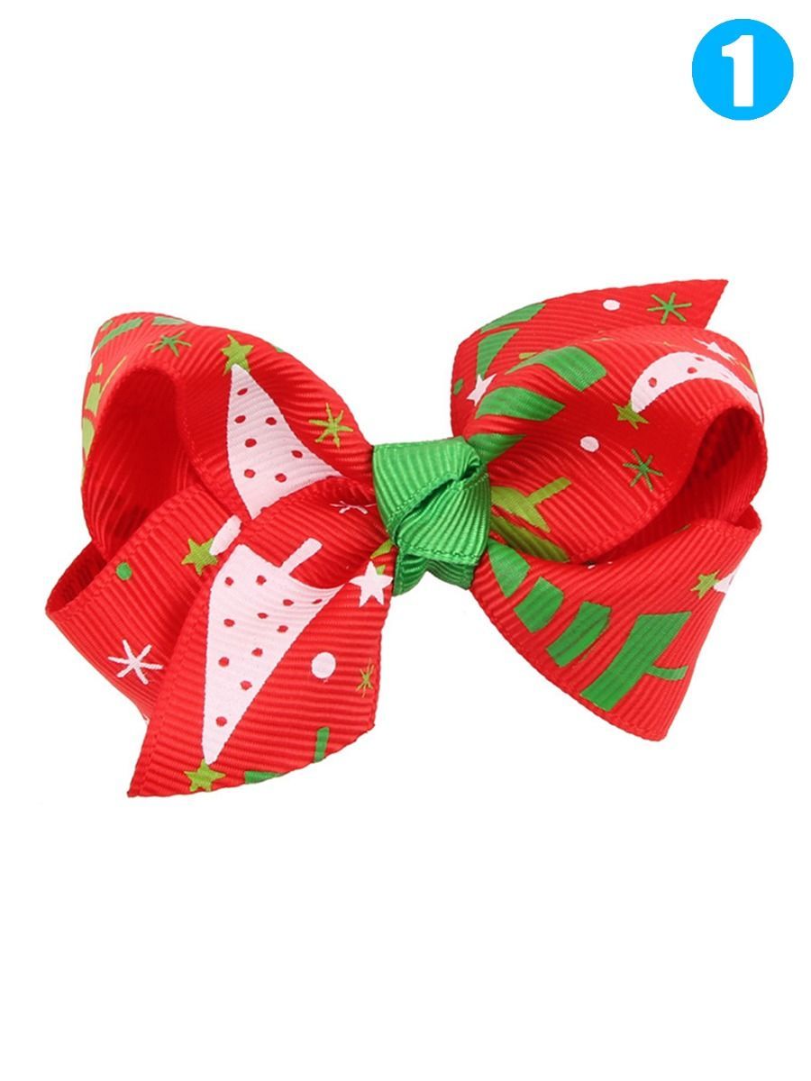 Christmas Element Accessory Girls Kids Bobby Pin Hair Clip - dianjiang-