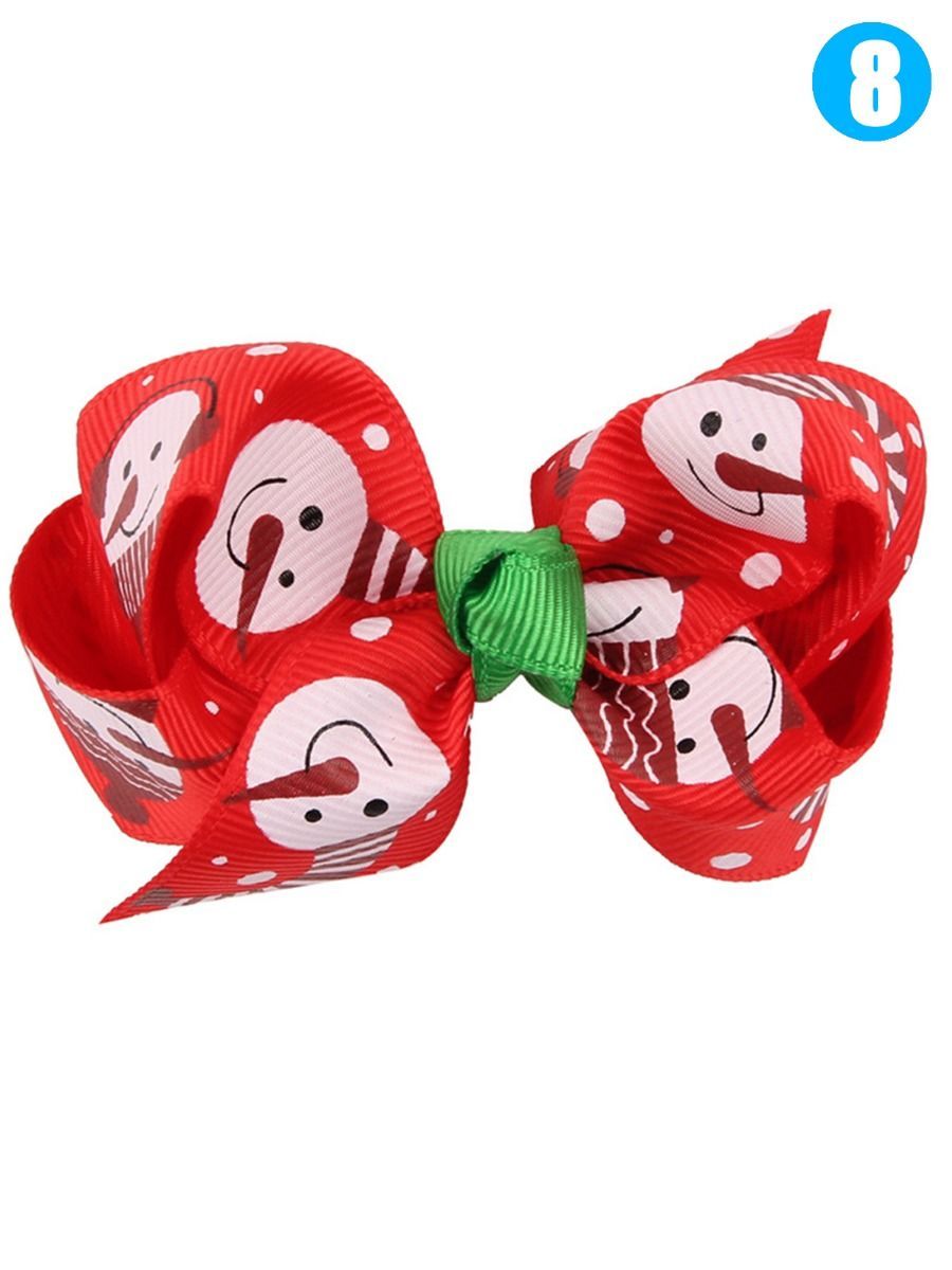 Christmas Element Accessory Girls Kids Bobby Pin Hair Clip - dianjiang-