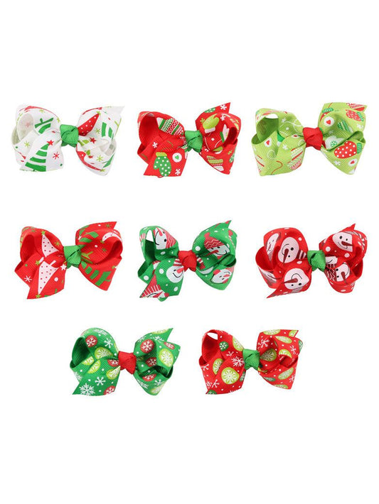 Christmas Element Accessory Girls Kids Bobby Pin Hair Clip - dianjiang-