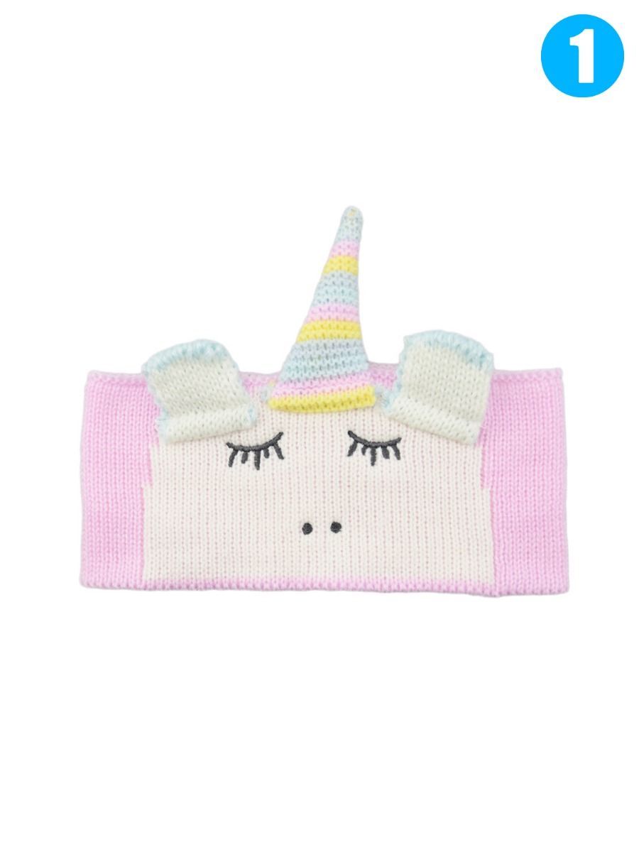 Adorable Cartoon Unicorn Knitted Headband Earflap - dianjiang-