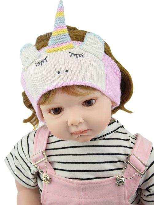 Adorable Cartoon Unicorn Knitted Headband Earflap - dianjiang-