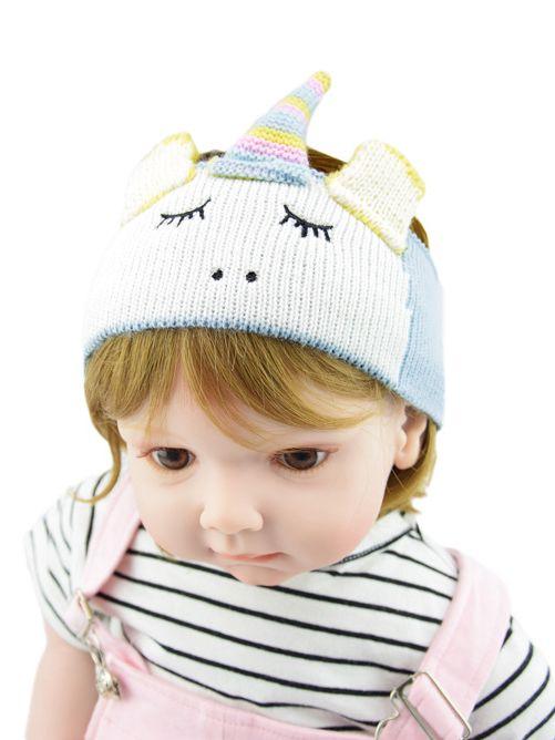 Adorable Cartoon Unicorn Knitted Headband Earflap - dianjiang-