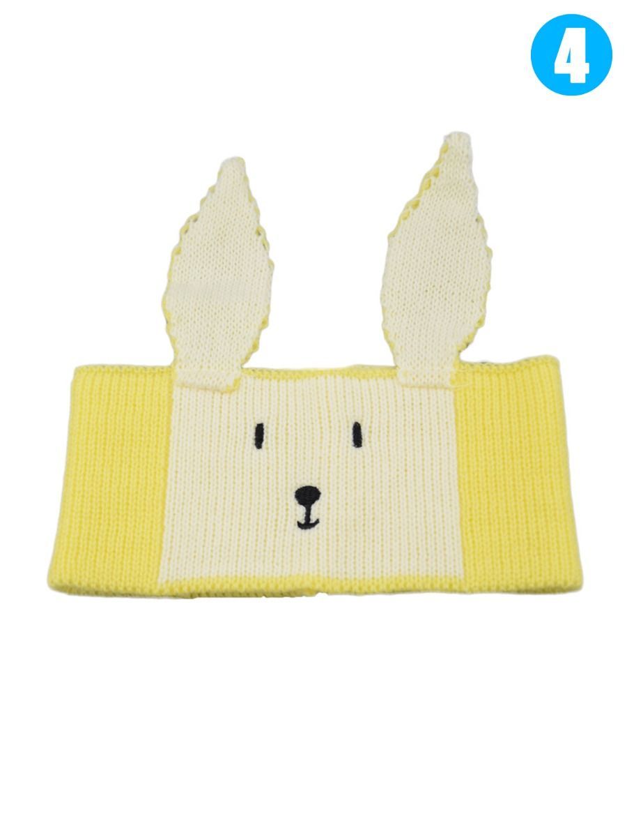 Cartoon Bunny Knitted Headband Earflap for Baby Boys Girls - dianjiang-