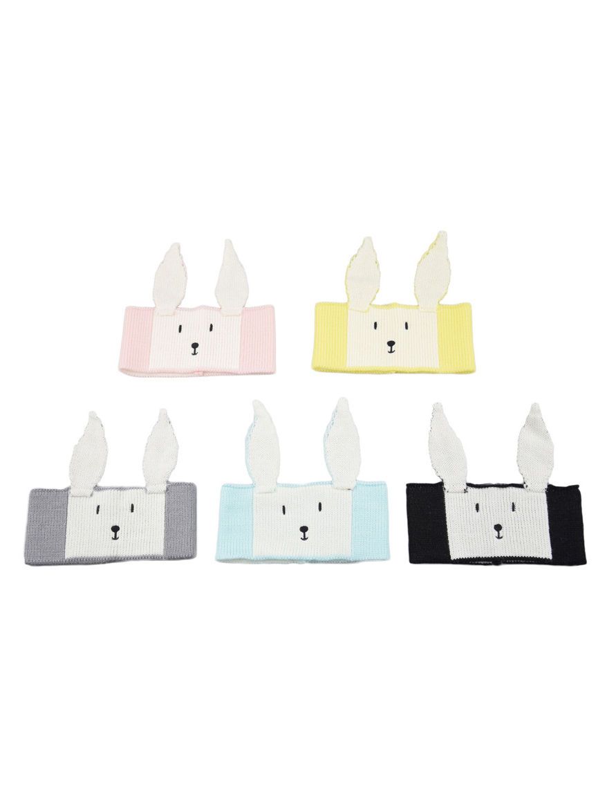 Cartoon Bunny Knitted Headband Earflap for Baby Boys Girls - dianjiang-