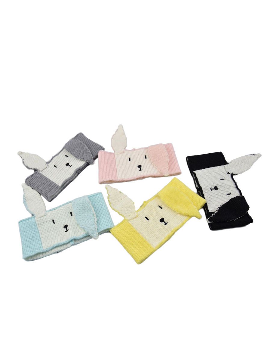 Cartoon Bunny Knitted Headband Earflap for Baby Boys Girls - dianjiang-