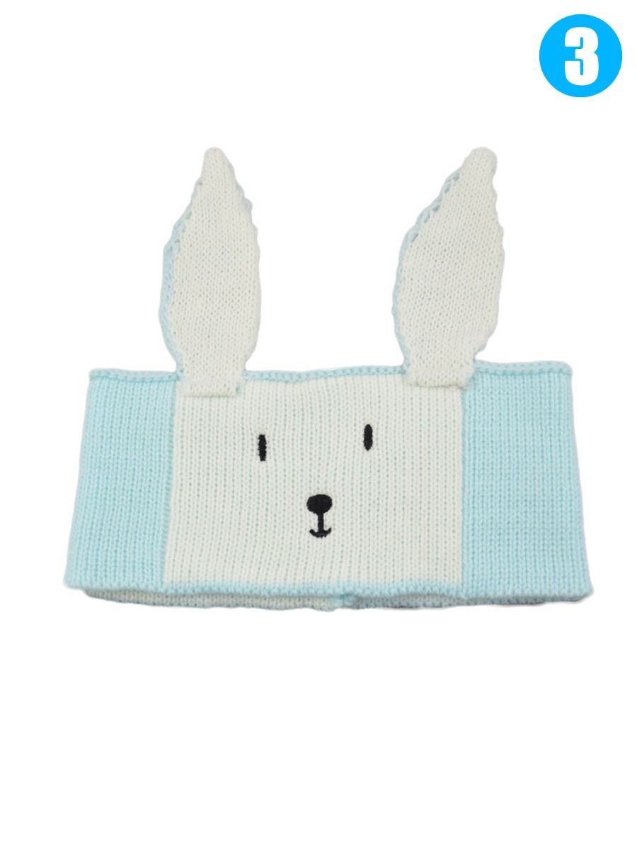 Cartoon Bunny Knitted Headband Earflap for Baby Boys Girls - dianjiang-