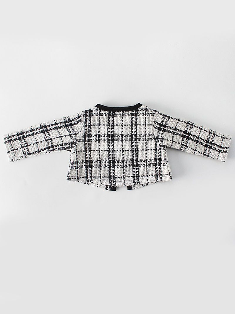 Spanish Style Baby Clothes Cotton Romper Dress+Checked Blouse Top - dianjiang-
