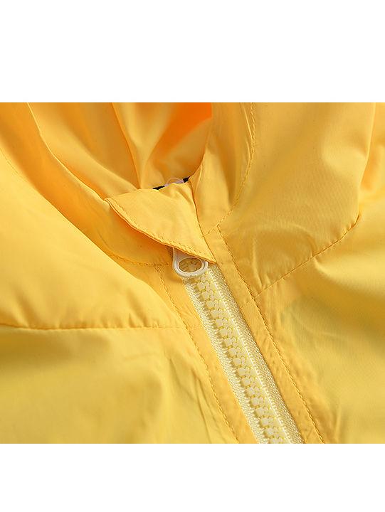 Fashion Duck Style Clothes Wind Rain Jacket Zip Light Hooded Coat For Baby Little Boys Girls Kids - dianjiang-