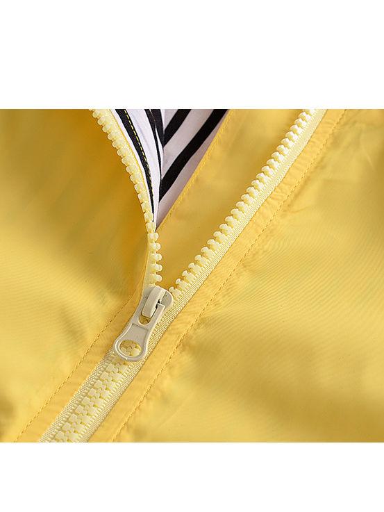 Fashion Duck Style Clothes Wind Rain Jacket Zip Light Hooded Coat For Baby Little Boys Girls Kids - dianjiang-