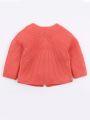 Solid Color Spanish Style Clothes Baby Girls Knitted Cardigan - dianjiang-