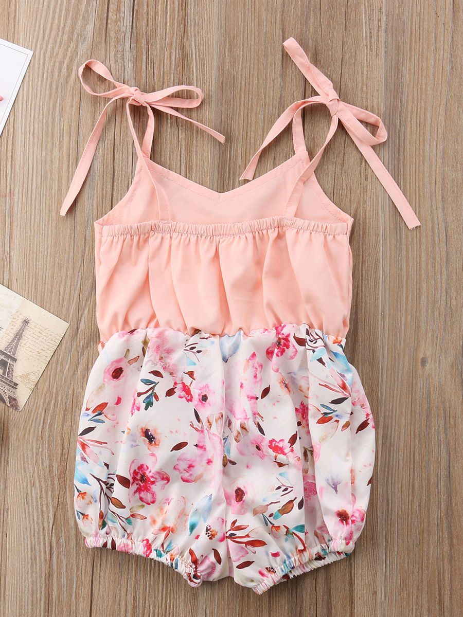 Braces Romper Jumpsuit Outfits for Summer Baby Girls - dianjiang-