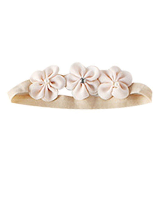 Flower Polyester Trimmed Headband Baby Girls - dianjiang-