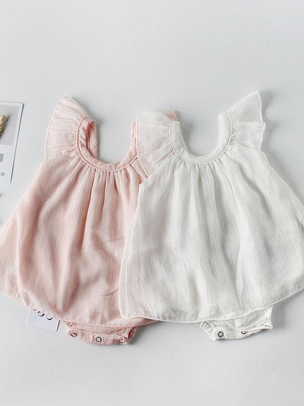 2-Piece Outfits Spanish Style Baby Girl Romper +Ruffle Hat - dianjiang-