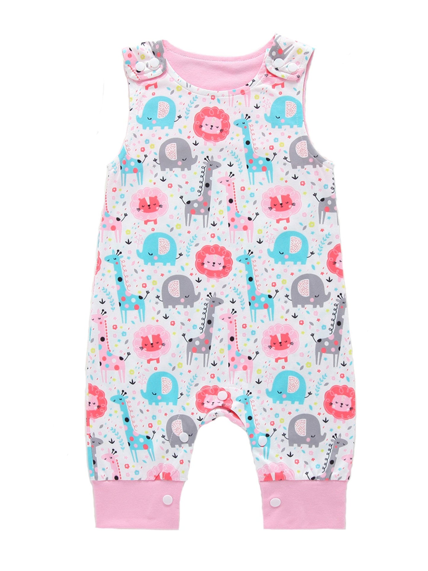 Printed Baby Sleeveless Jumpsuit - dianjiang-