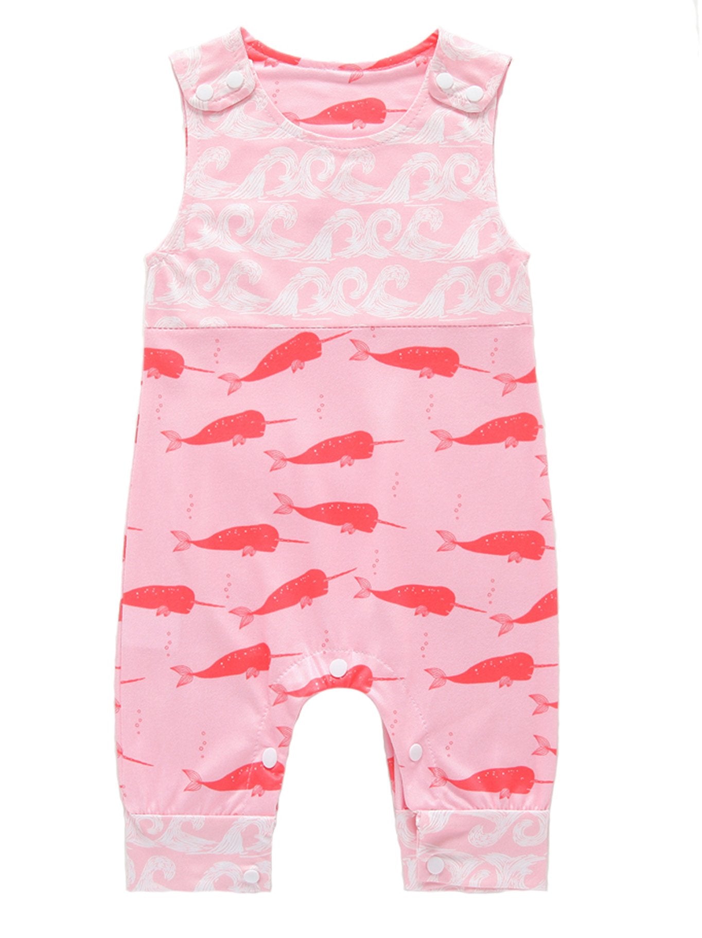 Printed Baby Sleeveless Jumpsuit - dianjiang-